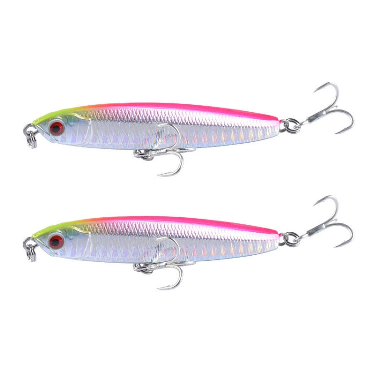 2個CH79硬餌長投沉筆假餌，規格：8cm 10g、8cm 14g、10.4cm 18g