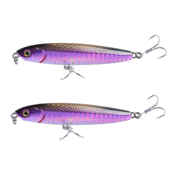 2個CH79硬餌長投沉筆假餌，規格：8cm 10g、8cm 14g、10.4cm 18g