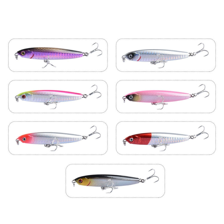 2個CH79硬餌長投沉筆假餌，規格：8cm 10g、8cm 14g、10.4cm 18g