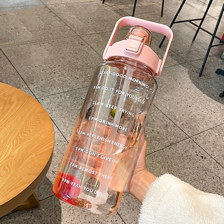 GYBL4503 2000ml大容量戶外運動水瓶帶吸管，規格：紫色、紫色+貼紙、紫色+3D貼紙、綠色、綠色+貼紙、綠色+3D貼紙、藍色、藍色+貼紙、藍色+3D貼紙、黑色、黑色+貼紙、黑色+3D貼紙、粉紅色