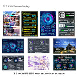 3.5吋IPS全視角電腦螢幕 USB機箱副螢幕，套組1（黑色），套組1（白色），套組2（黑色），套組2（白色），套組3（黑色），套組3（白色）