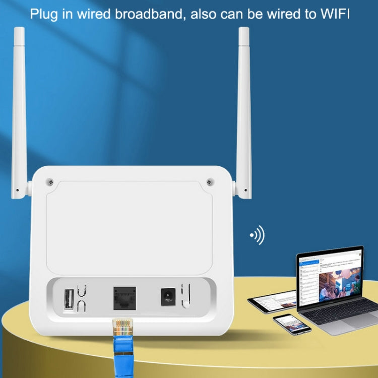 VR312 4G LTE 路由器 4G CPE FDD/TDD 卡移動路由器 MOD 馬來語版 歐規插頭，VR312 歐規插頭 白色