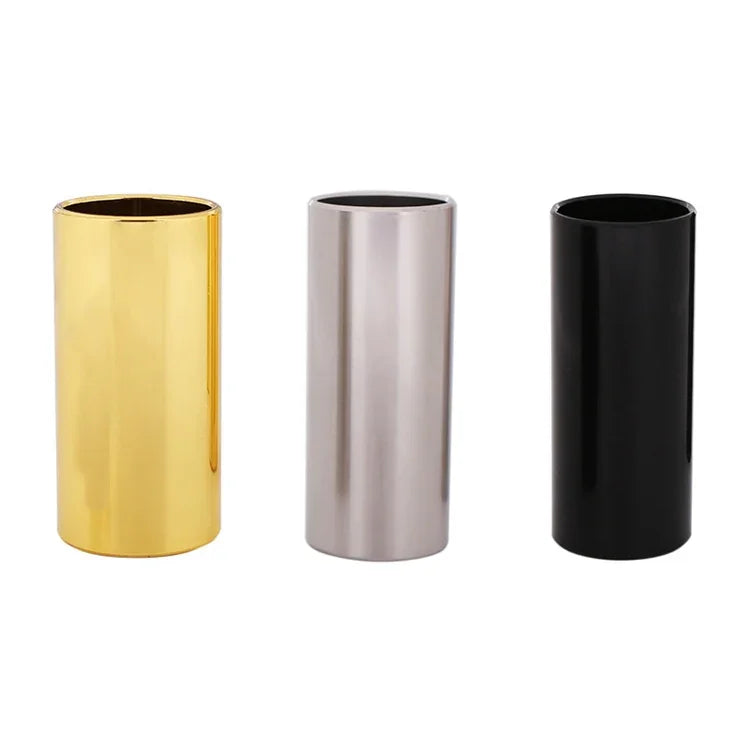 2個不鏽鋼吉他滑管民謠滑塊，28mm（銀色）、51mm（銀色）、60mm（銀色）、70mm（銀色）、28mm（金色）、51mm（金色）、60mm（金色）、70mm（金色）、28mm（黑色）、51mm（黑色）、60mm（黑色）、70mm（黑色）