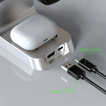 H27 15W 6 合 1 含時鐘功能磁吸手機無線充電器，適用 iWatch/AirPods，H27