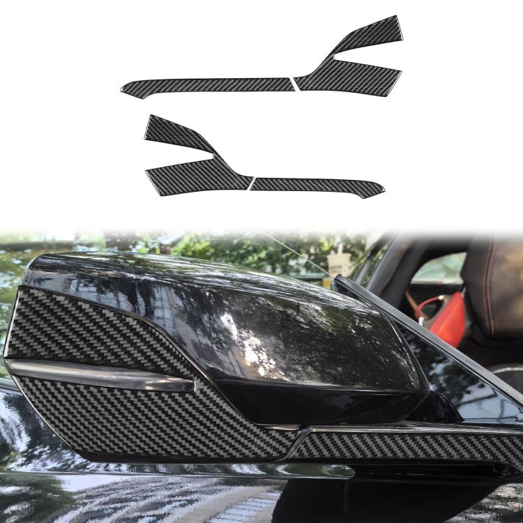 For Chevrolet Corvette C8 4pcs /Set Right-Hand Drive Rearview Mirror Anti-Scratch Sticker, Right-Hand Drive