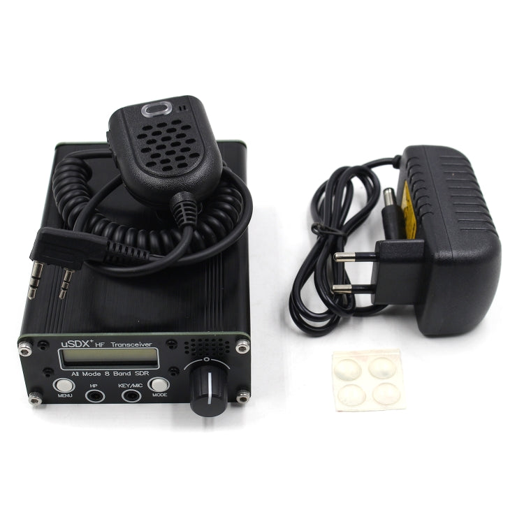 Usdr Usdx + V2 Plus 8 波段 SDR 全模式 HF SSB QRP 高頻收發器，規格：歐規插頭，歐規插頭，美規插頭