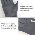 Q35 Suede Men Warm Gloves Touch Screen Sports Cycling Gloves, Q35 Black, Q35 Dark Blue, Q35 Khaki