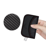 碳纖維 RFID 卡片盒 防輻射車鑰匙訊號屏蔽袋，10.5 x 6.5cm，11.5 x 7.5cm
