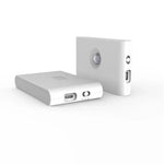 Human Infrared Smart Sensor Wireless Magnetic LED Night Light, Plane Lens, Round Lens