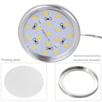2件裝2W DC12V 18LED櫥櫃燈展示燈，規格：2510端子-側出線，2510端子-底出線，DuPont端子-側出線，DuPont端子-底出線