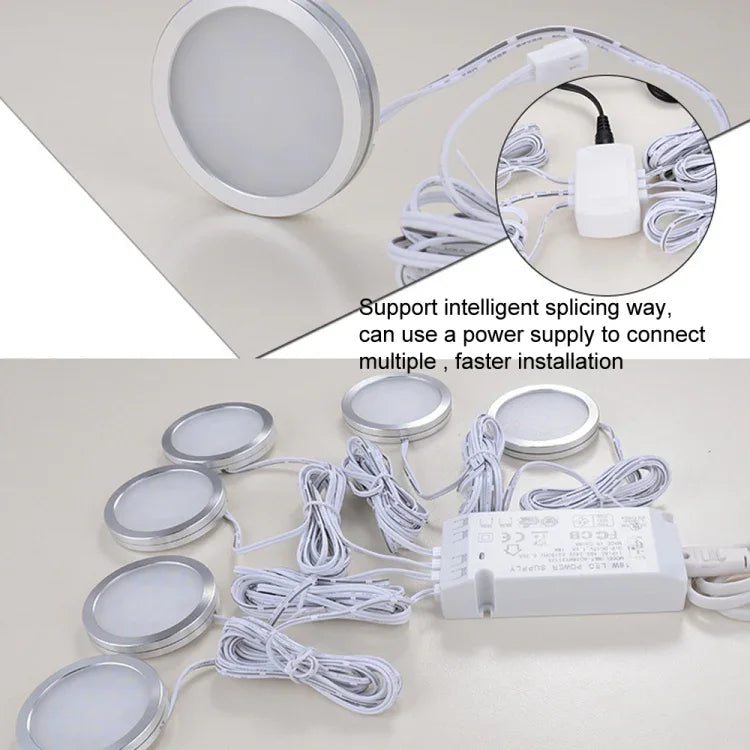 2件裝2W DC12V 18LED櫥櫃燈展示燈，規格：2510端子-側出線，2510端子-底出線，DuPont端子-側出線，DuPont端子-底出線