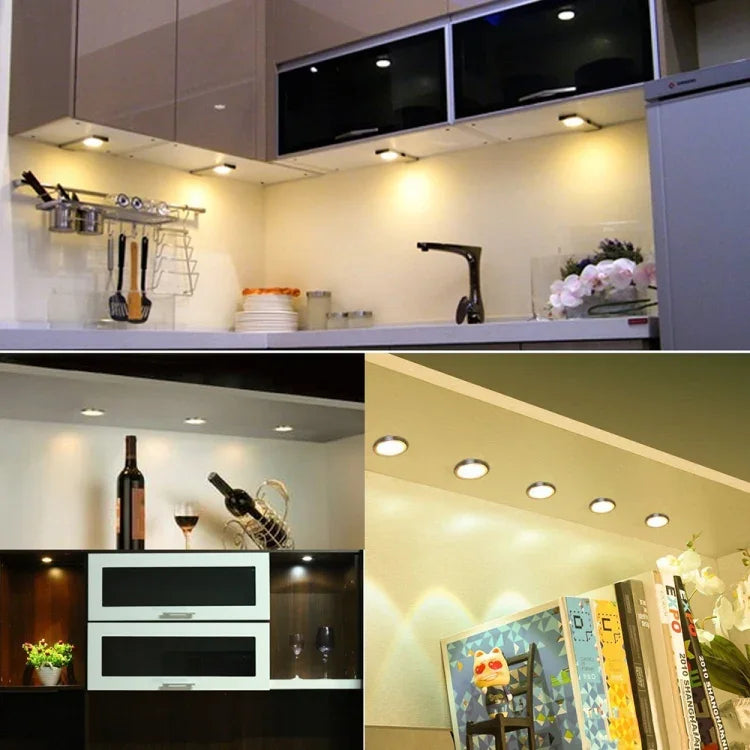 2件裝2W DC12V 18LED櫥櫃燈展示燈，規格：2510端子-側出線，2510端子-底出線，DuPont端子-側出線，DuPont端子-底出線