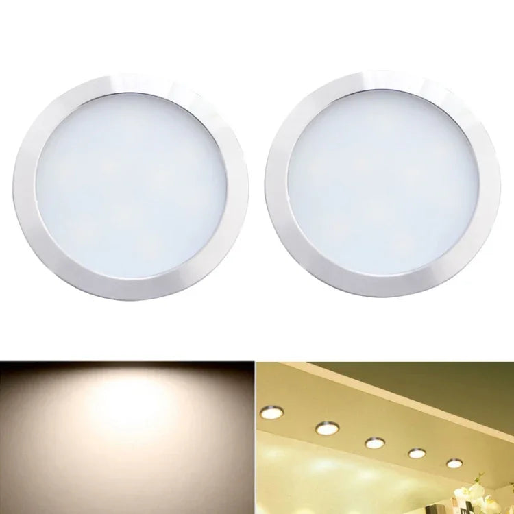2件裝2W DC12V 18LED櫥櫃燈展示燈，規格：2510端子-側出線，2510端子-底出線，DuPont端子-側出線，DuPont端子-底出線