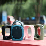 適用於 JBL Clip 4 藍牙喇叭矽膠保護套 附背帶，款式 2（黑色）、款式 2（藍色）、款式 2（綠色）、款式 2（粉色）