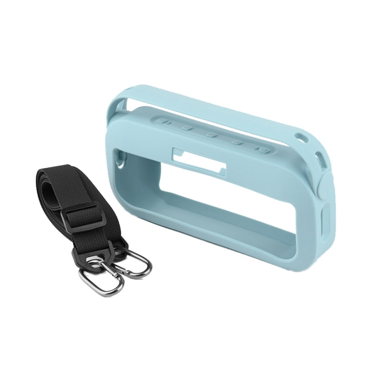 適用於 Bose SoundLink Flex 藍牙喇叭矽膠保護套 附肩帶，款式 1 黑色，款式 1 藍色