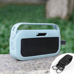 適用於 Bose SoundLink Flex 藍牙喇叭矽膠保護套 附肩帶，款式 1 黑色，款式 1 藍色