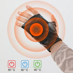 1 對可調溫充電智能電熱手套 半指手套，S，M，L