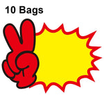 10包 25x19厘米 防爆貼產品價格標籤 超市價格標籤，WM-001，WM-002，WM-003，WM-005，WM-006，WM-007，WM-008，WM-009，WM-010，WM-011，WM-012，WM-013，XD-511，XD-520，XD-532，XD-537，XD-541，XD-559
