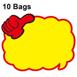10包 25x19厘米 防爆貼產品價格標籤 超市價格標籤，WM-001，WM-002，WM-003，WM-005，WM-006，WM-007，WM-008，WM-009，WM-010，WM-011，WM-012，WM-013，XD-511，XD-520，XD-532，XD-537，XD-541，XD-559