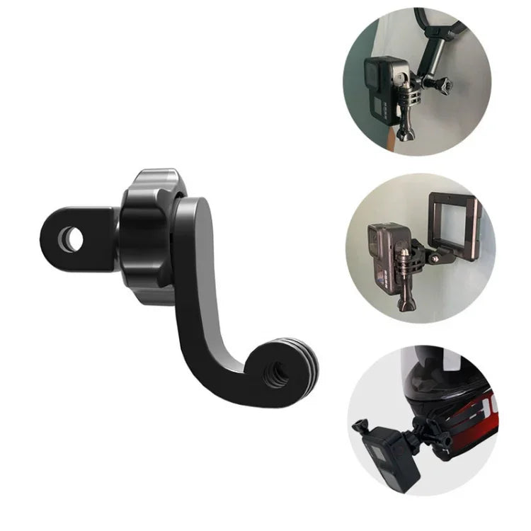 2 個 ST-06 基本帶扣表面扣，適用於 GoPro Hero11 Black / HERO10 Black /9 Black /8 Black /7 /6 /5 /5 Session /4 Session /4 /3+ /3 /2 /1，DJI Osmo Action 及其他運動相機，居中拍攝轉接器（2 個）