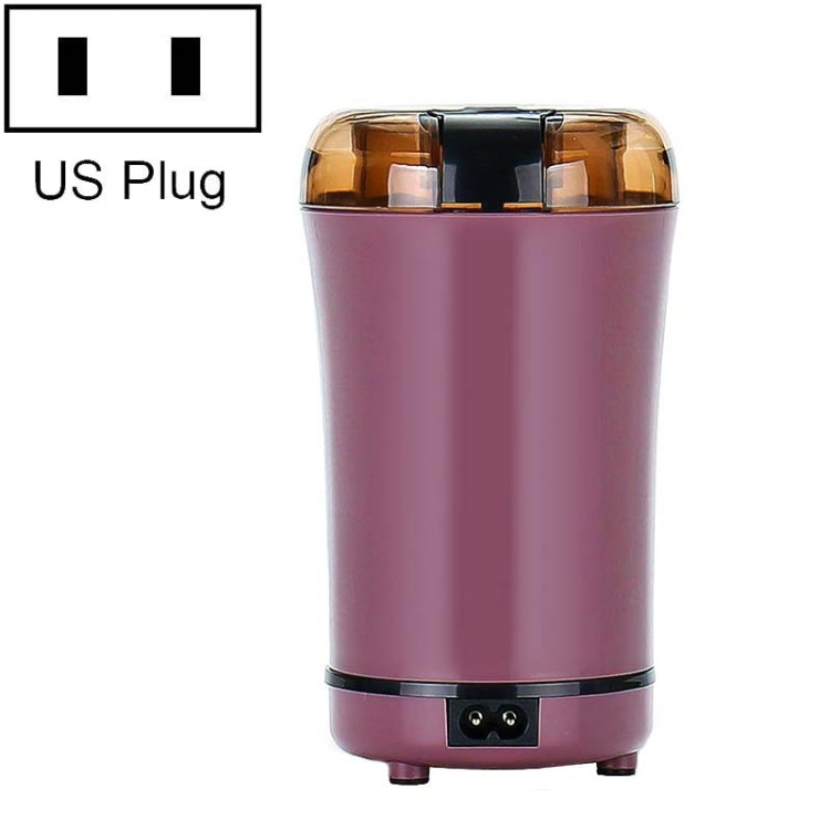 M150A不鏽鋼電動迷你咖啡研磨機穀物豆研磨機，規格：美規插頭（紫色），美規插頭（黑色），美規插頭（白色），歐規插頭（白色），歐規插頭（紫色），英規插頭（白色），英規插頭（黑色），英規插頭（紫色）