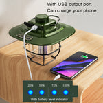 LY02 LED 復古燈籠手提帳篷燈 USB 充電露營燈，LY02 綠色，LY02 白色，LY02 黑色