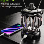 LH-B46 LED 復古帳篷燈 方便 USB 充電露營燈，LH-B46 白色，LH-B46 綠色，LH-B46 黑色