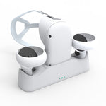 JYS OC003 適用於 Meta Quest 2 VR 眼鏡握把磁性底座充電器，磁性底座充電器