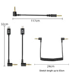 適用於Rode麥克風 YICHUANG 轉接音頻線，3.5mm轉8針，3.5mm轉Type-C，3.5mm TRS轉TRS，3.5mm TRS轉TRRS