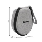 適用於 Aftershokz AS660/AS650 Baona BN-F035 耳機防壓防震收納袋，BN-F035（灰色）