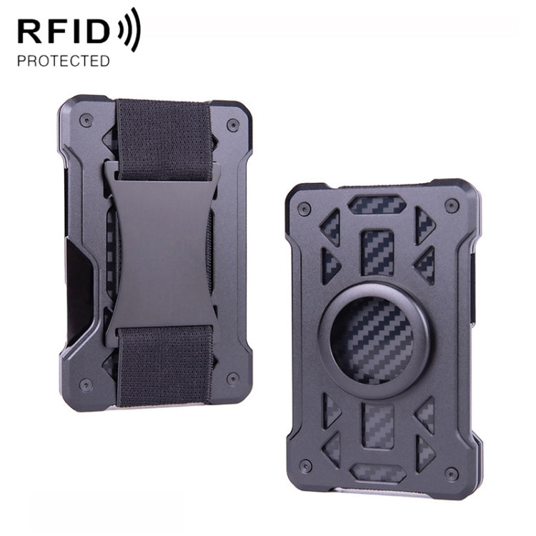 適用AirTag第二代 / AirTag第一代卡片夾金屬防盜RFID錢包，ak-4 A黑色，ak-4 A藍色，ak-4 A銀色，ak-4 A灰色，ak-4 B黑色，ak-4 B銀色，ak-4 B藍色，ak-4 B灰色