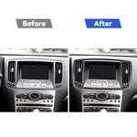 For Infiniti G35/G37/G25/Q60 2pcs/ Set Universal Central Air Outlet Sticker For Left And Right Drive