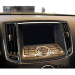 For Infiniti G35/G37/G25/Q60 2pcs/ Set Universal Central Air Outlet Sticker For Left And Right Drive