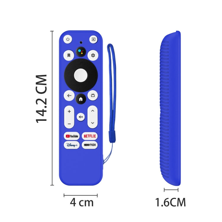Y55 適用於 ONN Android TV 4K UHD 串流裝置防摔矽膠遙控器保護套