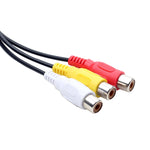 USB 轉 3 RCA 公對母 AV 音頻線，25厘米，1.5米