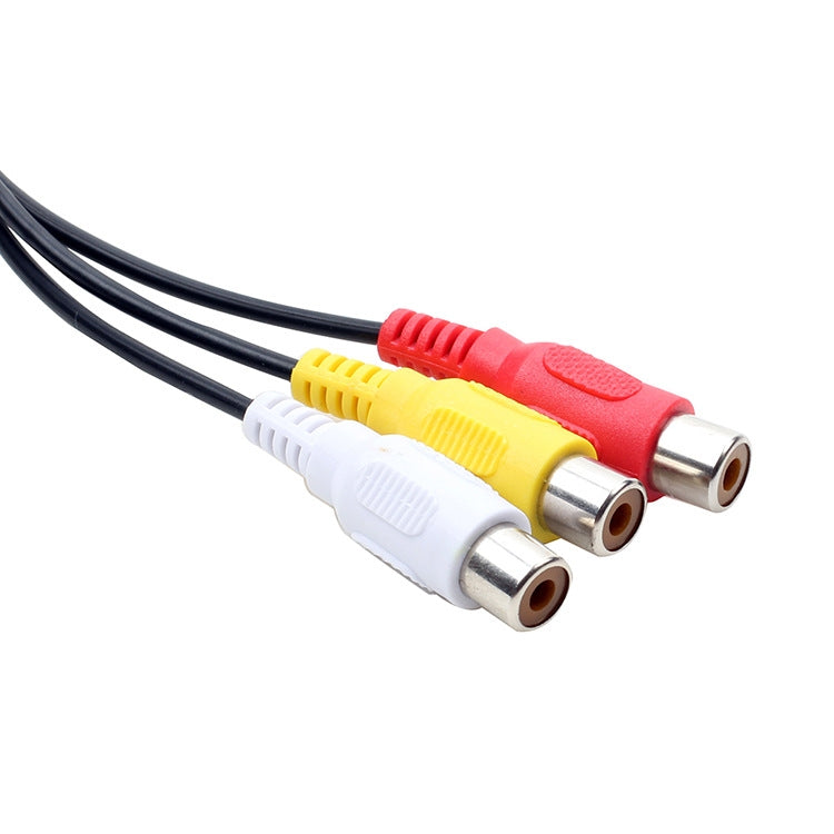 USB 轉 3 RCA 公對母 AV 音頻線，25厘米，1.5米