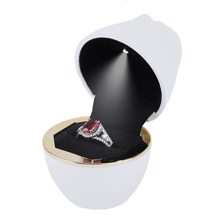 017257 Rose Shape LED Spotlight Ring Necklace Storage Box without Jewelry, Spec:, 017257 Ring(White), 017257 Ring(Pink), 017257 Ring(Green), 017257 Pendant(Red), 017257 Pendant(Royal Blue), 017257 Pendant(White), 017257 Pendant(Pink)                   ...