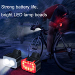 自行車燈 USB充電戶外LED騎行燈套裝，款式：前燈，尾燈，前燈+尾燈