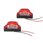 2pcs MK-198 3LED Van / Truck / Trailer White Light License Plate Lamp, MK-198