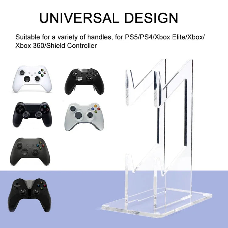 亞克力雙層遊戲手柄收納架，適用PS4/PS5/PS3，適用PS4/PS5/PS3