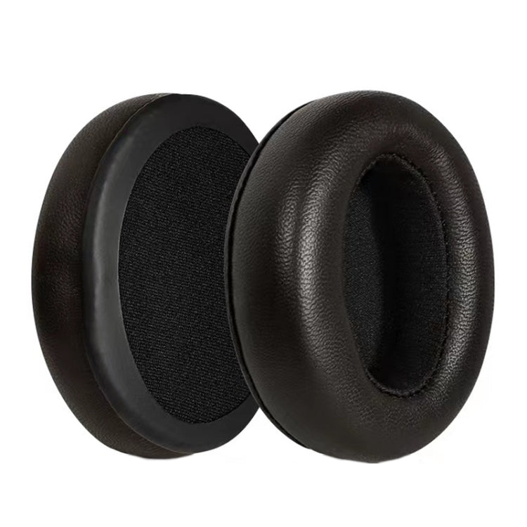適用於 Sennheiser Momentum 2 件軟舒適耳機海綿套，顏色：黑色蛋白皮，黑色蛋白皮，棕色蛋白皮，黑色羔羊皮，棕色羔羊皮
