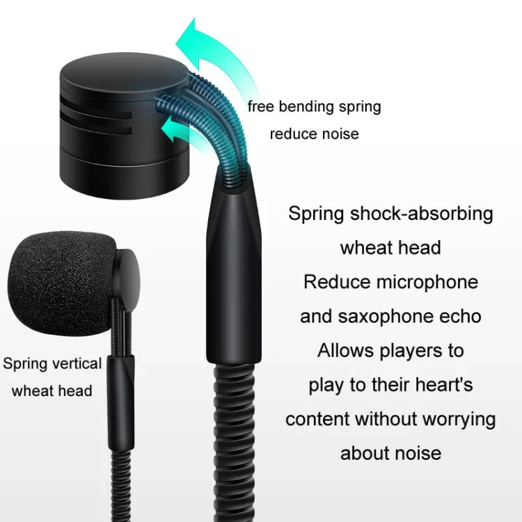 薩克斯風戶外表演無線麥克風拾音器，薩克斯風拾音器