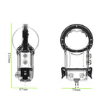 適用於 Insta360 X3 相機的防水殼密封潛水殼（中性無標誌），中性無標誌