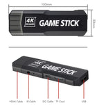 GD10 2.4G 無線 4K 高清電視遊戲主機 PSP 遊戲盒，內建 32G 15,000 遊戲，64G 30,000 遊戲，128G 40,000 遊戲