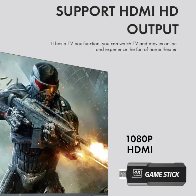 GD10 2.4G 無線 4K 高清電視遊戲主機 PSP 遊戲盒，內建 32G 15,000 遊戲，64G 30,000 遊戲，128G 40,000 遊戲