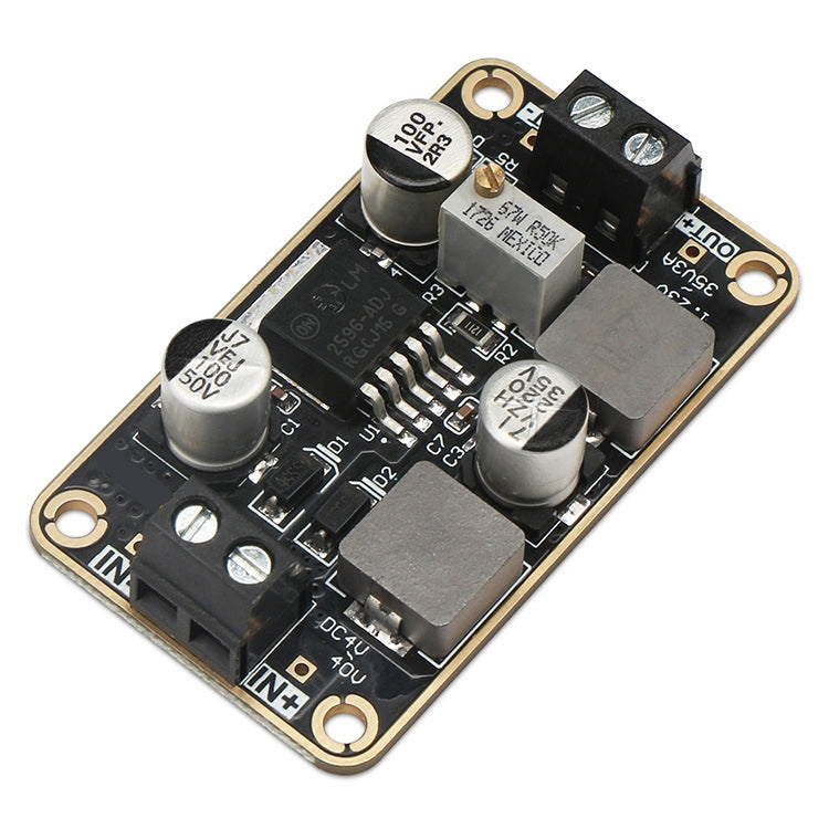 LM2596-ADJ 直流-直流可調降壓電源模組 4V-40V 至 1.23-35V 3A 標準板，LM2596-ADJ 4V-40V 至 1.23-35V