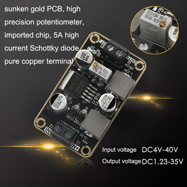 LM2596-ADJ 直流-直流可調降壓電源模組 4V-40V 至 1.23-35V 3A 標準板，LM2596-ADJ 4V-40V 至 1.23-35V