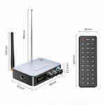 M9 Pro 5.1 藍牙接收發射器 FM 收音機 四合一 NFC 音頻轉接器，M9 Pro