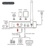 M9 Pro 5.1 藍牙接收發射器 FM 收音機 四合一 NFC 音頻轉接器，M9 Pro