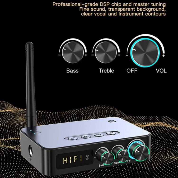 M9 Pro 5.1 藍牙接收發射器 FM 收音機 四合一 NFC 音頻轉接器，M9 Pro